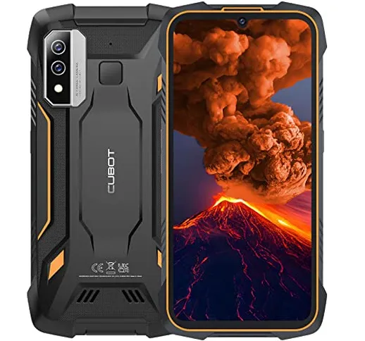 CUBOT Kingkong 6 Rugged Smartphone, 8GB RAM+64GB ROM/128GB Telefoni Robusto, 6.1'' HD+ And...