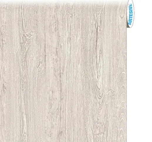 Artesive WD-026 Olmo Grigio larg. 122 cm AL METRO LINEARE - Pellicola Adesiva effetto legn...