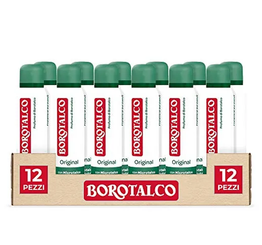 Borotalco Spray Original, 12 x 150 ml