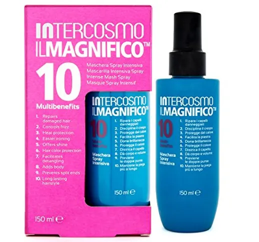 INTERCOSMO - Il Magnifico - Maschera Spray Intensiva capelli per capelli, 10 benefici, 150...