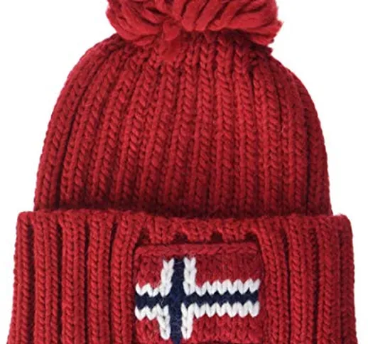 NAPAPIJRI Semiury, Cappello Berretto, Rosso (Pop Red R41), Unica (Taglia Produttore: D) Uo...