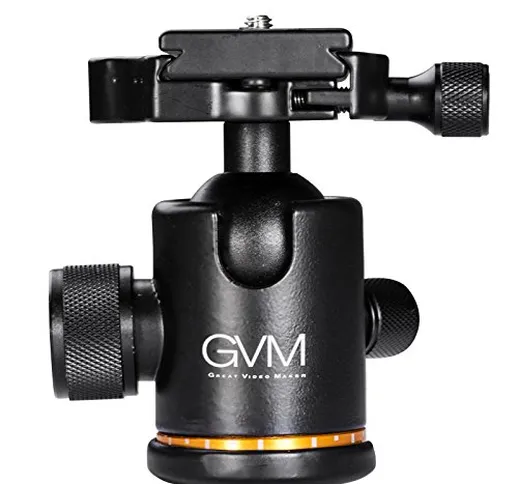 Gvm professionale metallo 360 gradi di rotazione panoramica testa a sfera con 1/10,2 cm Qu...