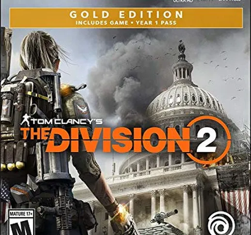 Ubisoft Tom Clancy's The Division 2 - Gold Steelbook Edition, Xbox One videogioco Oro Ingl...