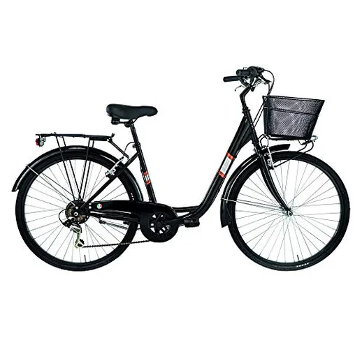 Alpina Bike Venere, Bicicletta da Città Donna, Nero, 26