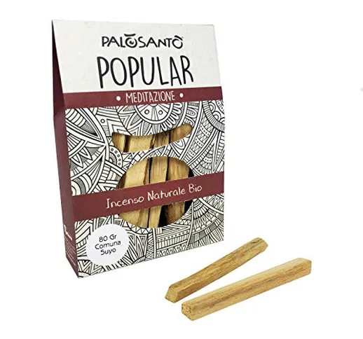 Legnetti Palo Santo varietà Popular Suyo - Raccolti in Modo Etico e Sostenibile - Bastonci...