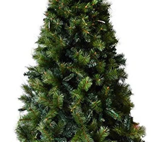 vanzetti Albero di Natale Artificiale 240 cm 72 Rami Abete del Gargano Verde