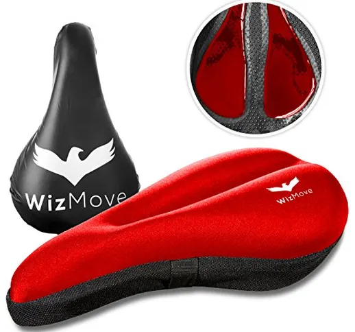 wizMove Coprisella per Bici in Gel con Copertura Impermeabile – Bici Morbida Professionale...