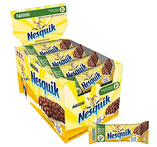 Nesquik Milk Choco Barretta Di Cereali Con Cacao E Latte 16 Pezzi - 400 g