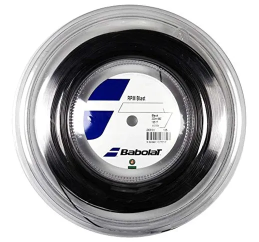 Babolat RPM Blast 200M, Corde Unisex – Adulto, Nero, 130
