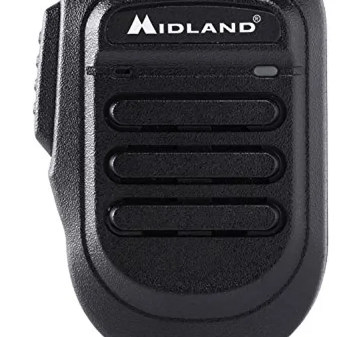 Midland C1263 Microfono Wireless Bluetooth, Nero