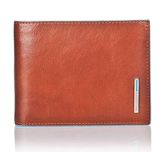 Piquadro Blue Square portafoglio uomo con dodici porta carte di credito - PU1241B2 (Aranci...