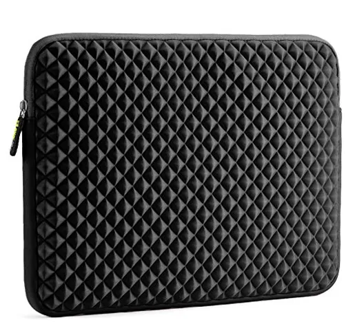 Evecase 15-15,6 pollici Custodia, Diamante Schiuma Neoprene Sleeve borsa per Laptop, Compu...