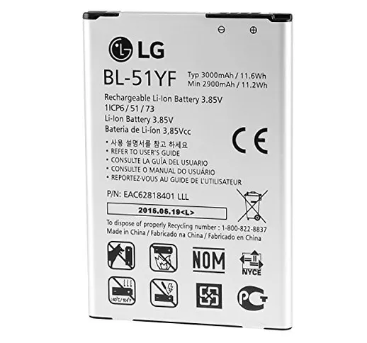 Alta Qualità BL-51YF (a) 3000 mAh batteria standard per LG G4