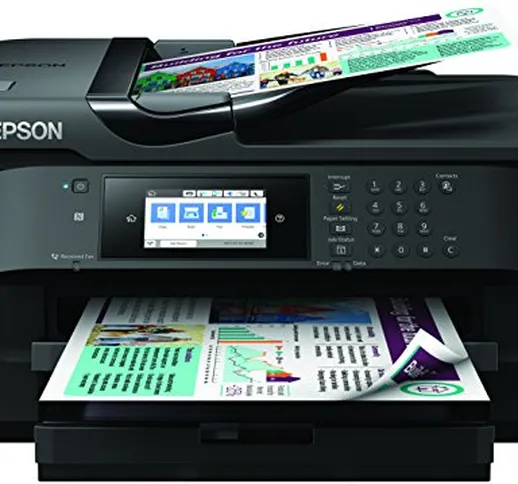 Epson, WorkForce WF-7715DWF, stampante multifunzione a colori, a getto d'inchiostro, A3 (s...