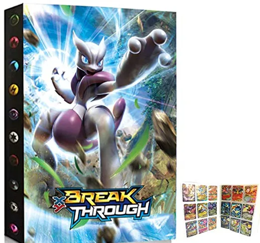 FEEEMAHA Raccoglitore di Carte, Supporto Compatibile con Pokemon, Libro Best Protection Al...