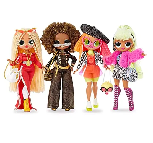 L.O.L. Surprise! 422020 O.M.G. Confezione da 4 dolls O.M.G. Fashion Dolls della serie 1, c...