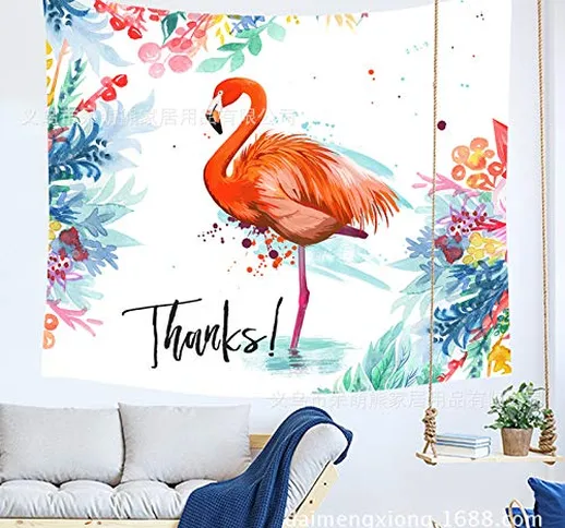 xkjymx Flamingo Cactus Tapestry Fashion Semplice Tessuto Europeo e Americano Home Backgrou...