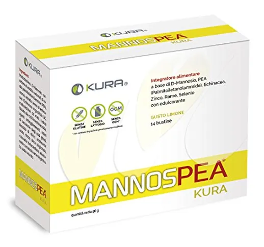 MANNOSPEA, integratore alimentare per il benessere delle vie urinarie a base di PEA, D-Man...