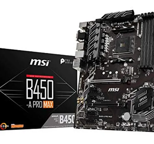 MSIA5 B450-A PRO MAX AMD AM4 DDR4 m.2 USB 3.2 Gen 2 HDMI ATX scheda madre