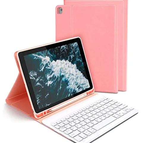 Custodia per tastiera per iPad 10.2 2019 / iPad 10.2 2020 / iPad Air 3 / iPad Pro 10.5, Je...