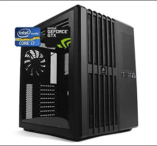 PC Gaming EXTREME GTX1 CUBE Intel Core i7-7700K 4.20GHz/LIQUID+32GB+(7.0TB)2x500SSD/M.2+2x...