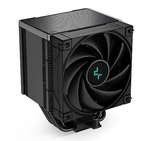 DeepCool AK500 ZERO DARK, Dissipatore Aria per CPU Tutto Nero, 5 HeatPipes, 1x 120 mm FK12...