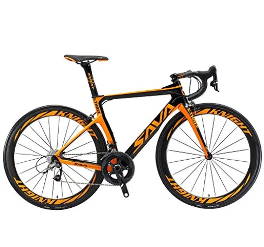 SAVADECK Phantom3.0 Bici da Strada in Carbonio 700C Bici da Corsa su Strada Full Carbon Bi...