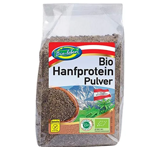 Proteini di Canapa austriaca Bio 42% protein 3,5kg in polvere, crudi, low-carb vegan organ...