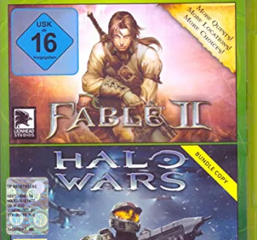 Microsoft Halo Wars + Fable 2, Bundle, Xbox 360 Basic Xbox 360 Inglese videogioco