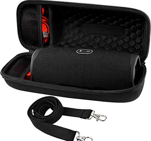 Comecase - Custodia rigida da viaggio per altoparlante Bluetooth JBL Charge 4, impermeabil...