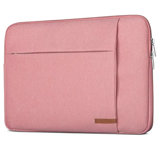 CASEZA Custodia per PC Portatile 14 Pollici/MacBook PRO 15" Rosa London Borsa per Notebook...