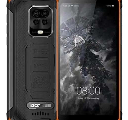 DOOGEE S59 PRO【2021】Rugged Smartphone, Batteria 10000mAh, Octa Core 4GB+128GB(256GB SD E...
