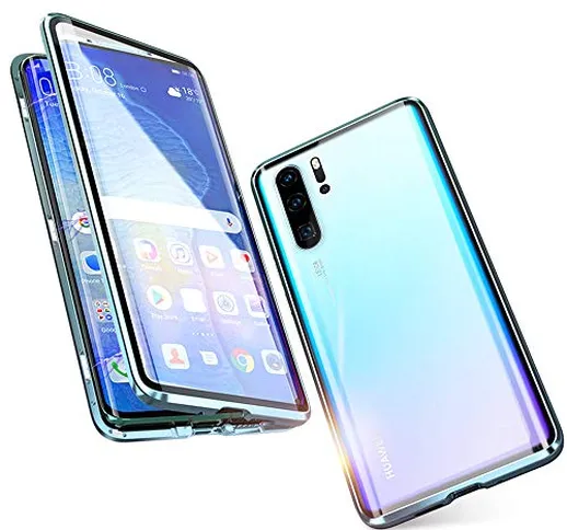 Custodia per Huawei P30 PRO Cover Adsorbimento Magnetico Case 360 Gradi Protezione Doppio...