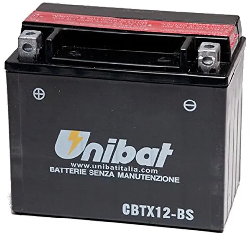 MIM Distribution Batteria UNIBAT YTX12-BS 12 V 10 AH per Suzuki DL V-Strom 650 2004/2011 p...