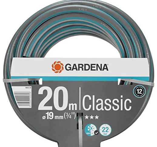 Tubo GARDENA Classic da 19 mm (3/4"), 20 m: Tubo da giardino universale, pressione di scop...