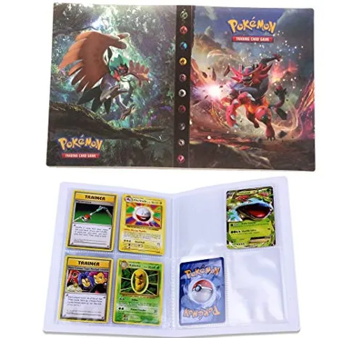 Porta Carte Pokemon, Raccoglitore Carte Pokémon, Album per Carte Pokemon GX, può ospitare...