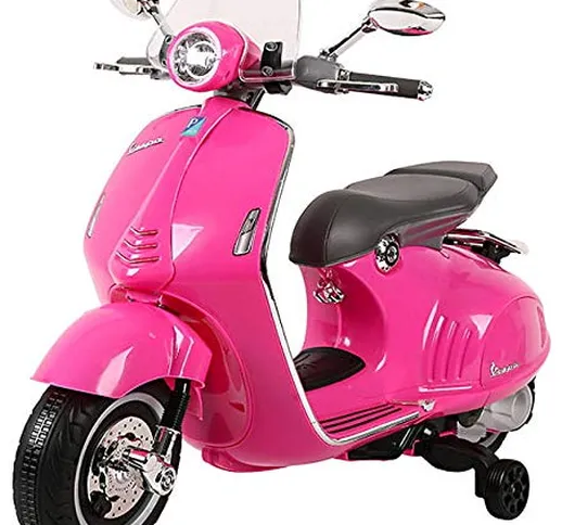 giordano shop Piaggio Vespa 946 Elettrica 12V per Bambini Rosa