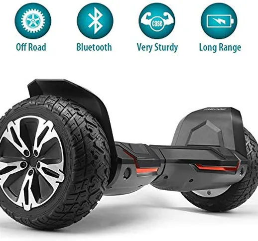 XYY Hoverboard 8.5" all Terrain Hover Balance Board autobilanciante Scooter SUV con luci a...