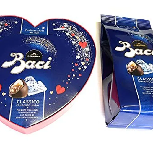 Baci Perugina Idea Regalo - Baci Perugina Classico Cuore 100 g + Baci Perugina Classico 12...