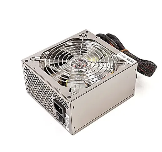 Mach Power PSU-1050-SIL Alimentatore per PC ATX, 24+4 Pin, Ventola da 14 cm, 1050 W