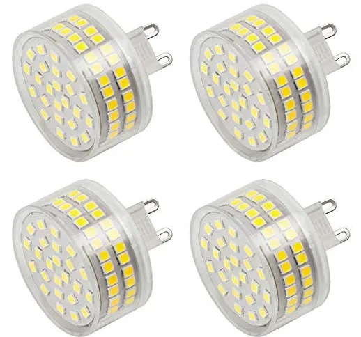 MENGS - 4 lampadine LED G9, 800 lm, 12 W, per la sostituzione di lampadine alogene da 95 W...