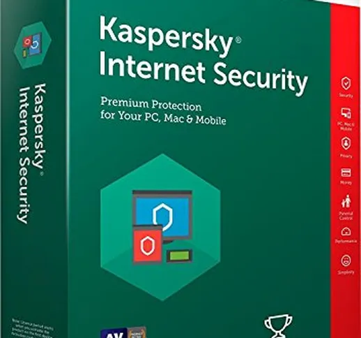 Kaspersky Internet Security 2018 "Rinnovo" | 1 Utente | 1 Anno