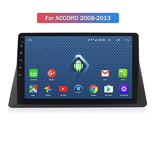 Android 9,0 2.5D temperato HD touch screen da 10 pollici Radio Per Accord 2008-2013 con il...