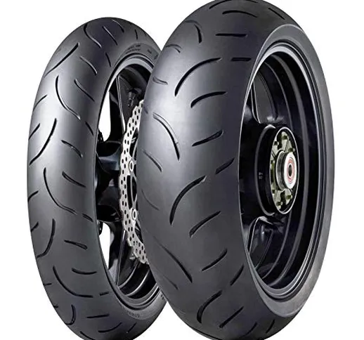 Coppia pneumatici Dunlop Sportmax Qualifier 2 130/70 ZR 16 61W 180/55 ZR 17 73W H onda CBR...