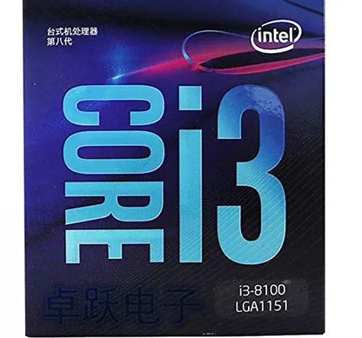 i3 8 Series Processor I3 8100 I3-8100 Boxed Processor Quad-Core CPU LGA 1151-land FC-LGA
