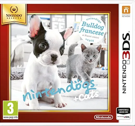 Nintendogs + Cats: Bulldog Francese - Nintendo Selects - Nintendo 3DS