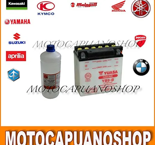 BATTERIA YUASA YB9-B YB9B VESPA PX ET4 125 150 LX 504T