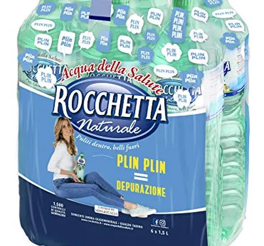 Rocchetta Acqua Naturale - 6 x 1.5 L