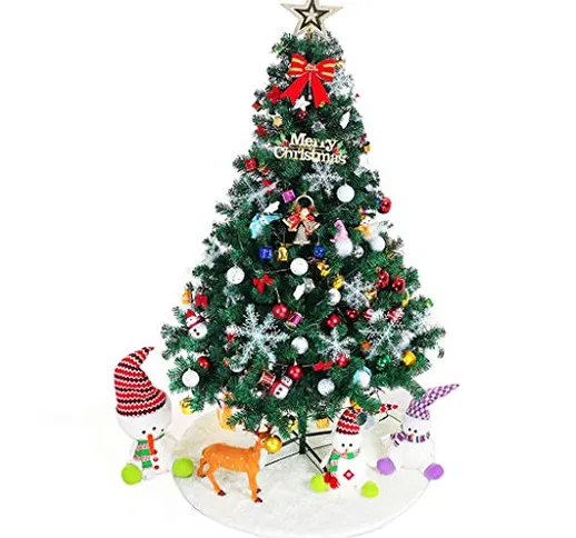 Natale- Albero di Natale 1,5 m Cifratura Schema di Natale Disposizione Decorazioni nataliz...