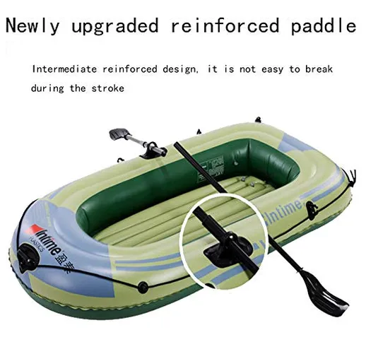 FACAI Kayak Rigidi Kayak Gonfiabile 2 Posti Carrello Kayak Canoe Porta Kayak per Auto,Gree...